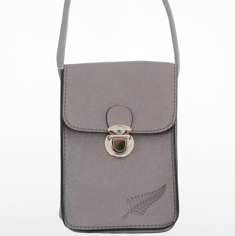 Handbag - Silver Fern in Pewter