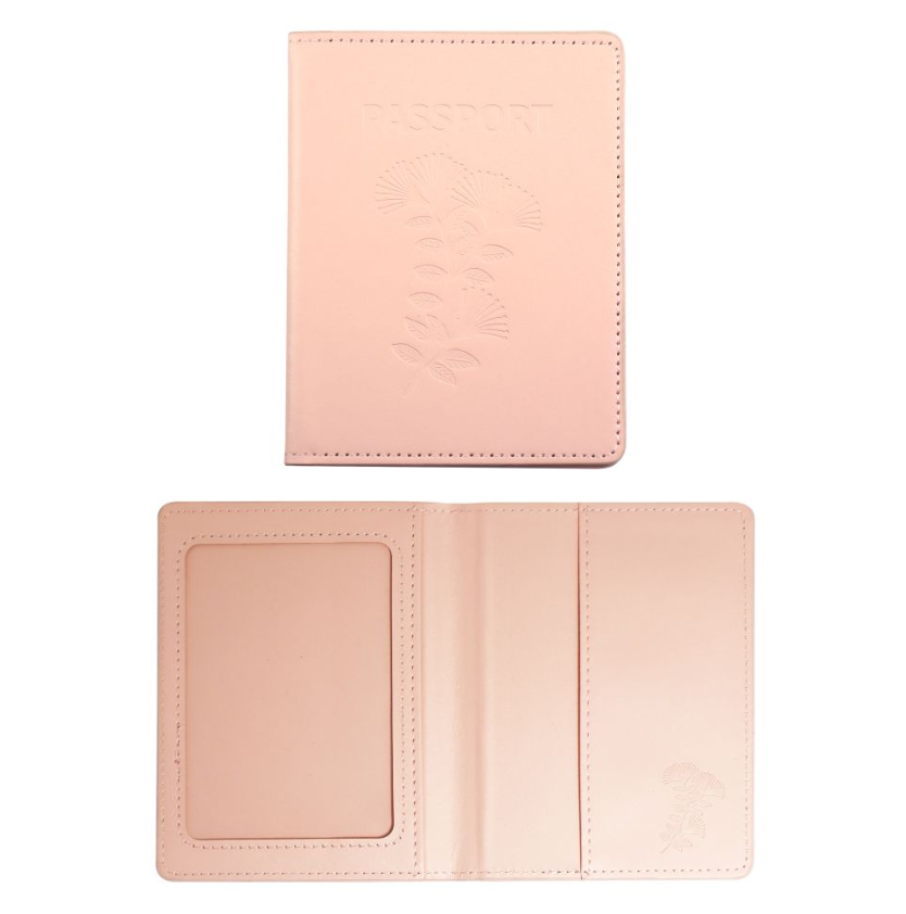 Passport Holder - Pohutukawa Pink