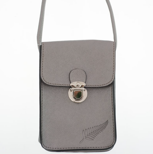 Handbag - Silver Fern in Pewter