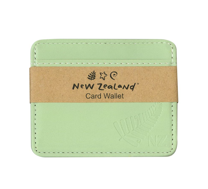 Card Wallet - Silver Fern Green