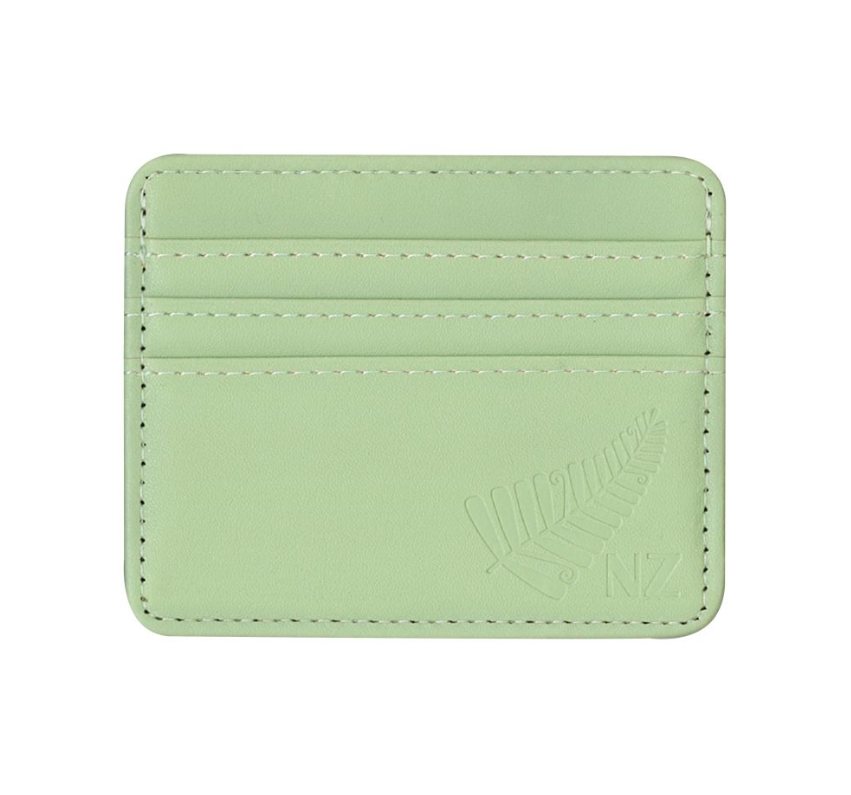 Card Wallet - Silver Fern Green