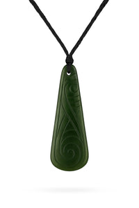 Toki Teardrop Carved
