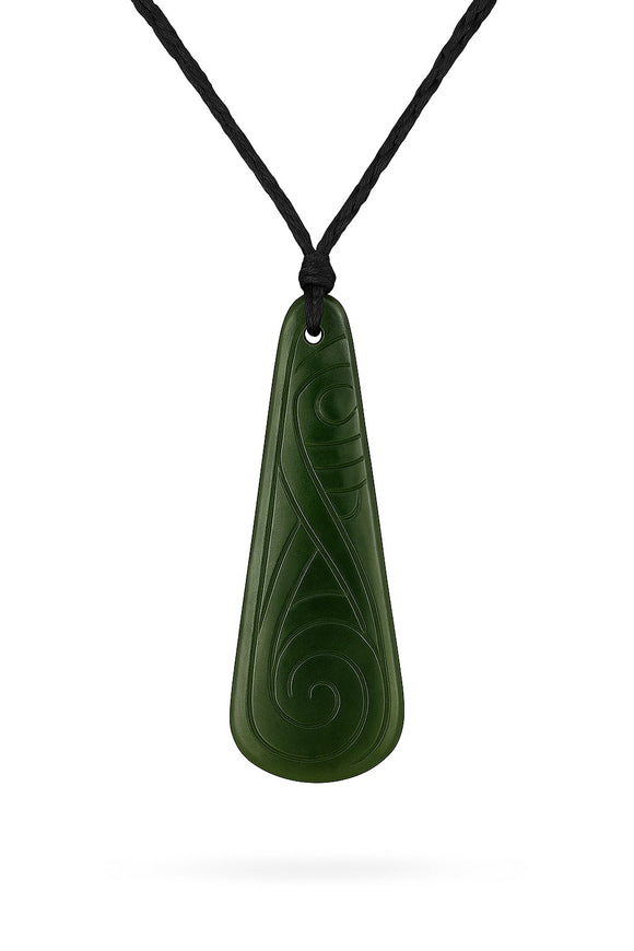 Toki Teardrop Carved
