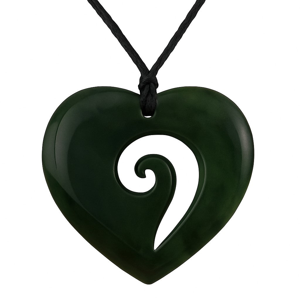 Heart with Single Koru