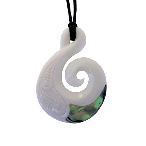 Koru Haken mit Paua
