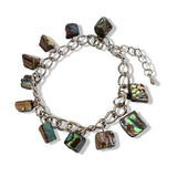 Paua Armband mit Anhängern
